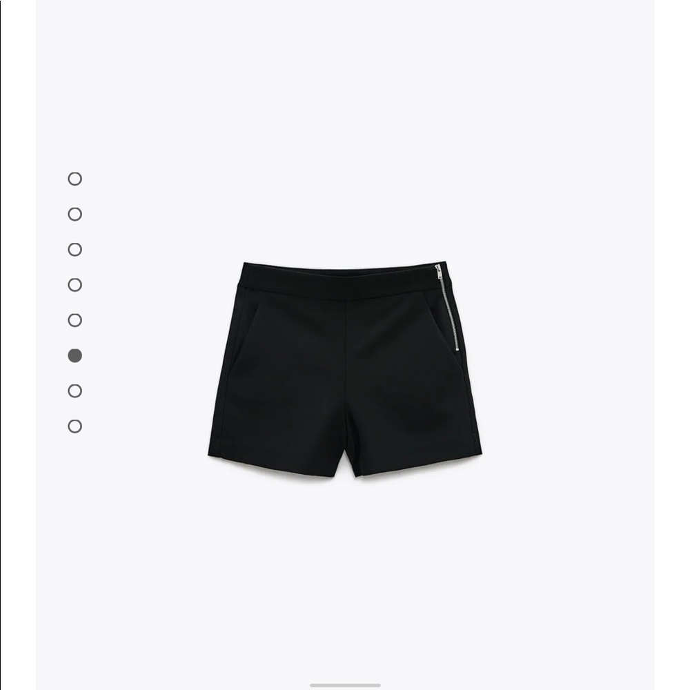 Black Zara High-Waisted Shorts
